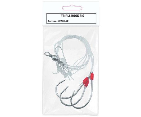 AQUA MARINE - Triple Hook Rig (50 Packet Per Box)